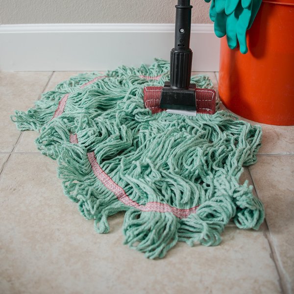 Large Band Mop, Looped-End, Red, PK12