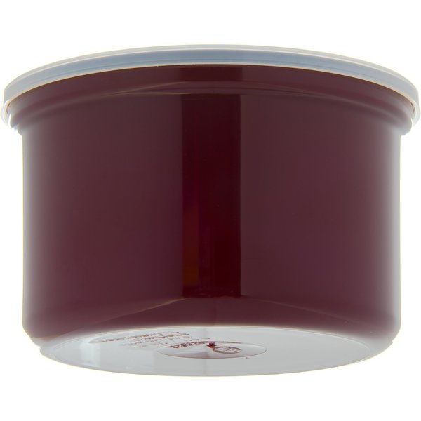 Crock w/Lid, 1.5 qt., Brown, PK6