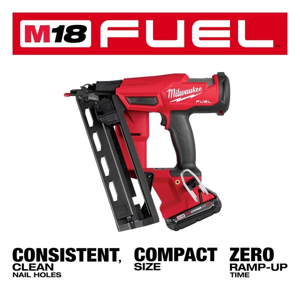 M18 FUEL 16 Gauge Angled Finish Nailer Kit