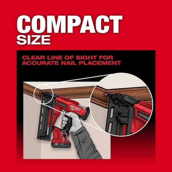 M18 FUEL 16 Gauge Angled Finish Nailer Kit