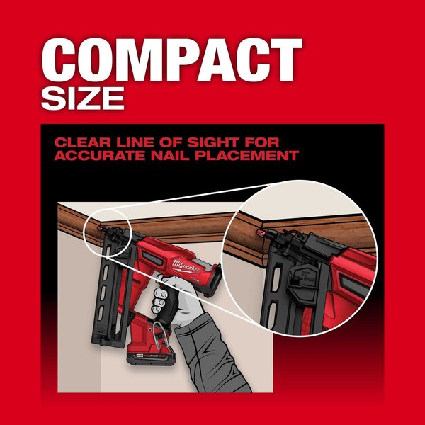 M18 FUEL 16 Gauge Angled Finish Nailer (Tool Only)