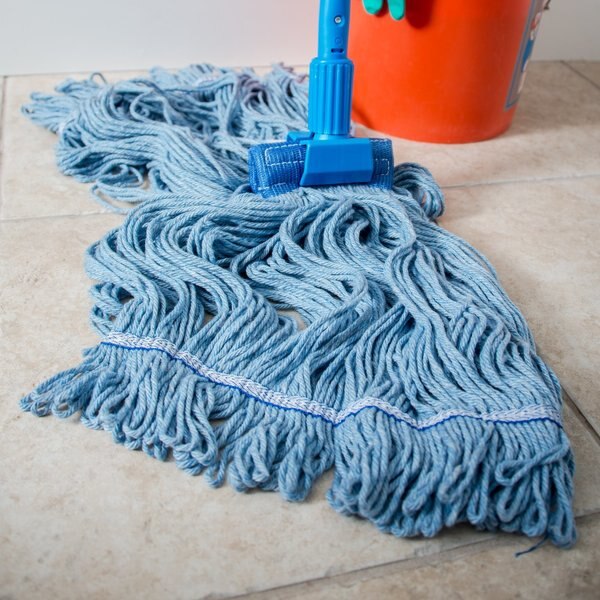 X-Large Band Mop, Looped-End, Blue, PK12