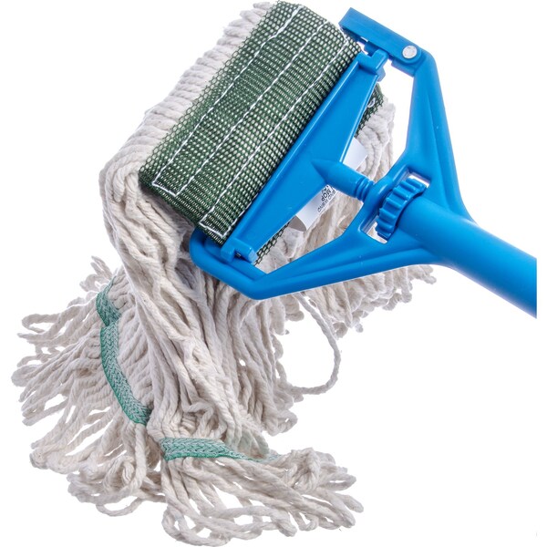 Medium Looped-End Wet Mop, Green Band, PK12, 369551B00
