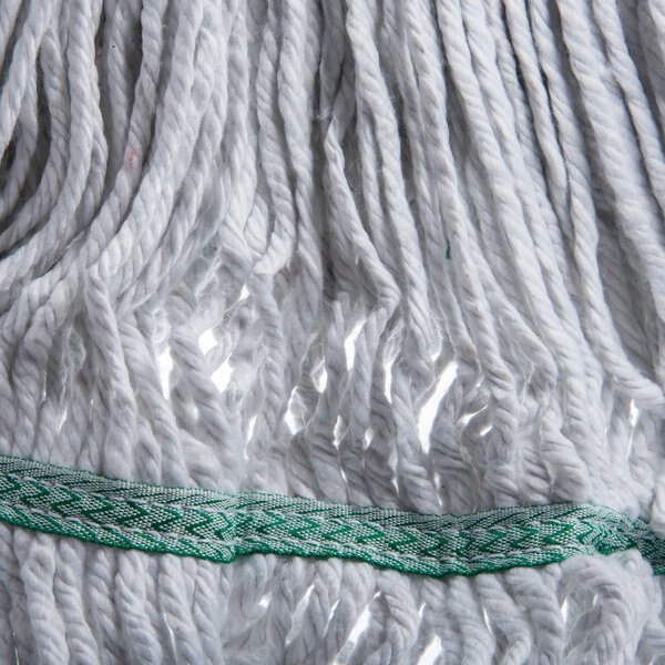 Medium Looped-End Wet Mop, Green Band, PK12, 369418B00
