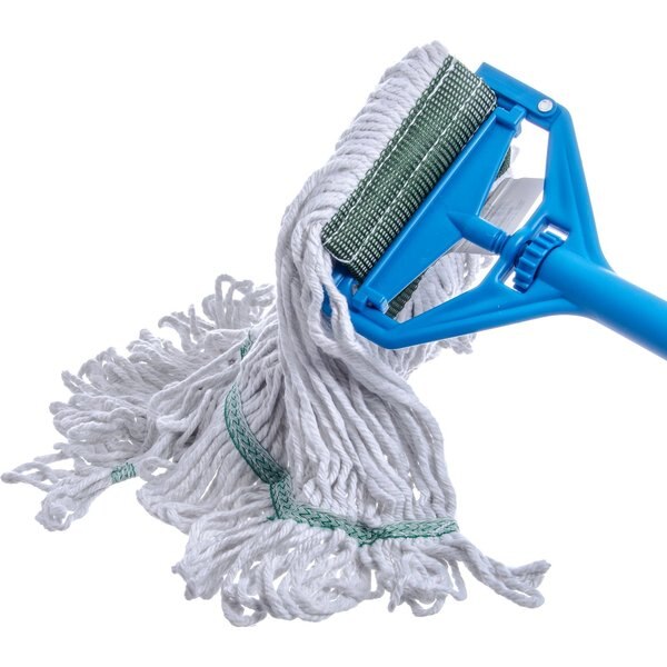 Medium Looped-End Wet Mop, Green Band, PK12, 369418B00