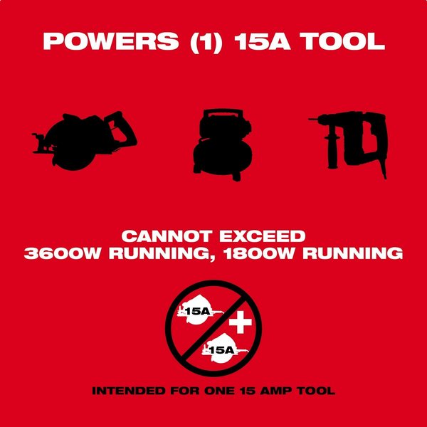M18 CARRY-ON 3600W/1800W Power Supply (Tool Only)