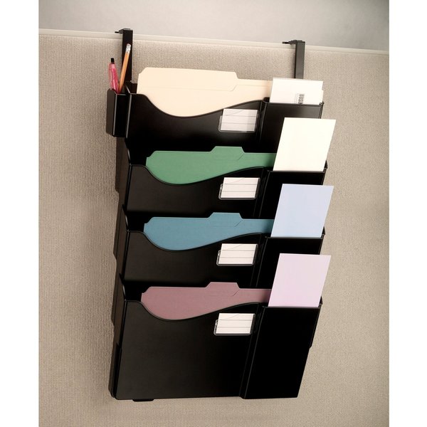 Wall Rack, Letter/Legal, 4 Pockets