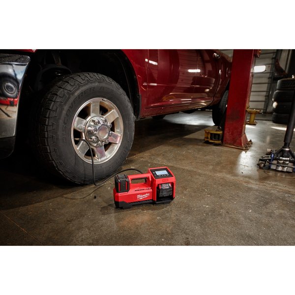 M18 Cordless Inflator, 150 psi Max., 36 in Hose Length, Bare Tool