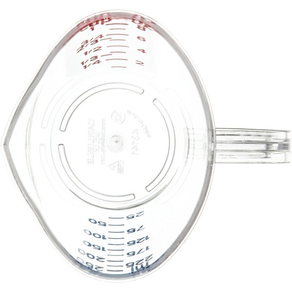 Commercial Measuring Cup, 1 c, Clr, PK12