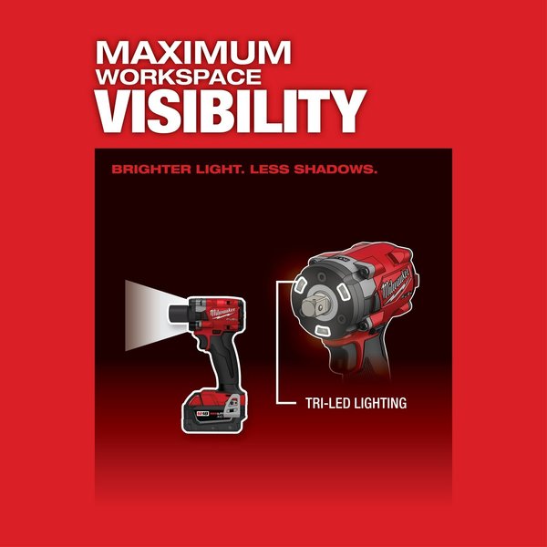 M18 FUEL 1/2 in. Compact Impact Wrench with Pin Detent (Tool Only)