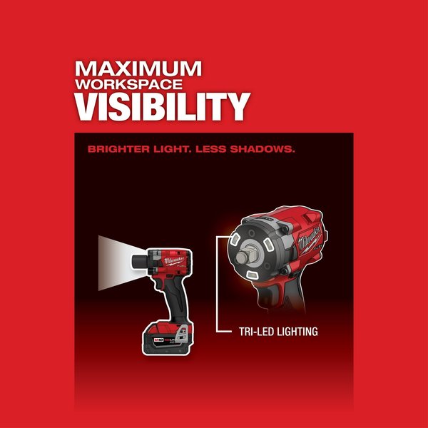 M18 FUEL 1/2 in. Compact Impact Wrench with Friction Ring (Tool Only)