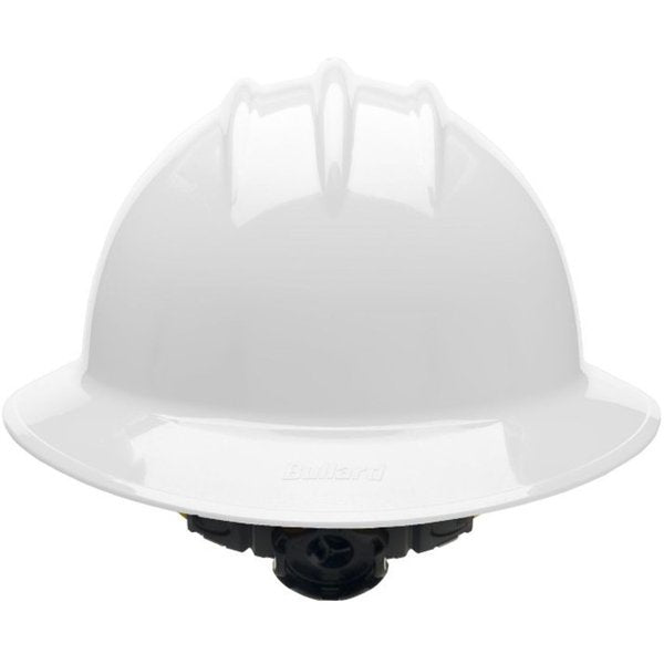 Full Brim Hard Hat, Classic, Type 1, Class E, Ratchet (6-Point), White