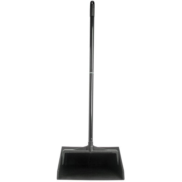 Lobby Dust Pan w/2-Pc Handle, Black