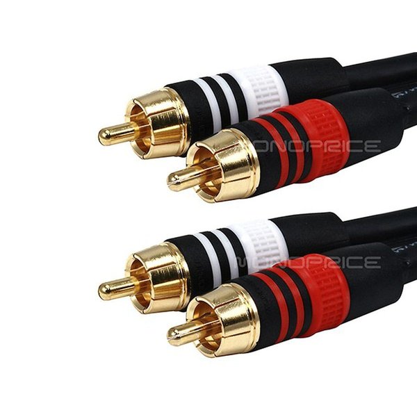 A/V Cable, 2 RCA M/M, 6ft