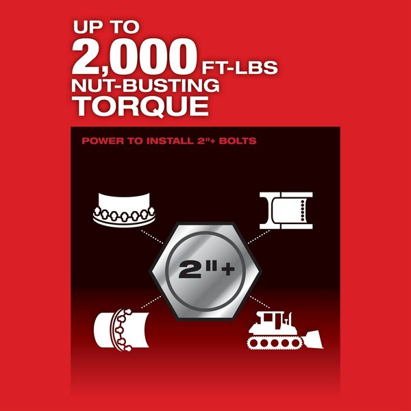 M18 FUEL 1 in. D-Handle High Torque Impact Wrench with ONE-KEY (Tool Only)