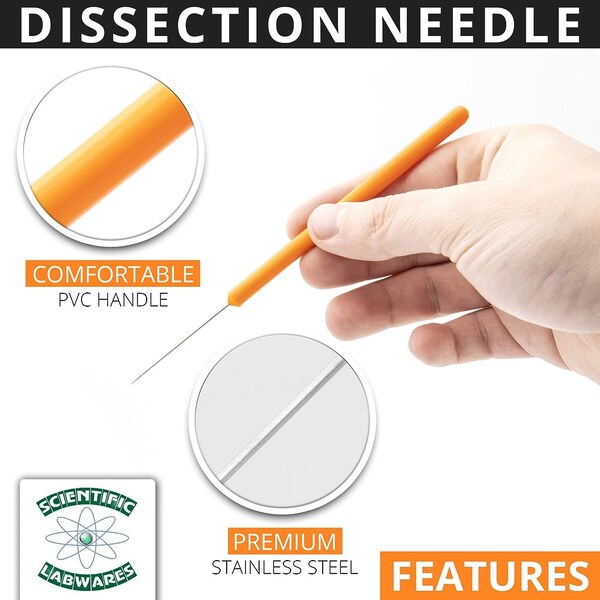 Lab Dissecting Teasing Needles, 10pk