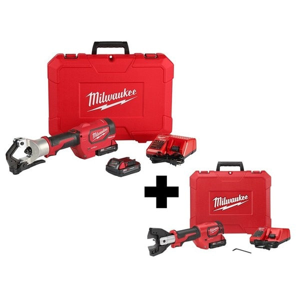 Cordless Dieless Crimper, 18V, w/CU/AL JAW