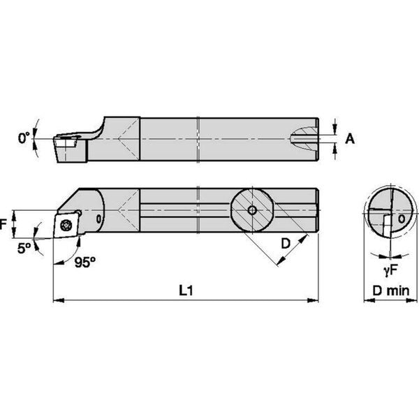 Thread Turning Toolholder, E06JSCLPR04