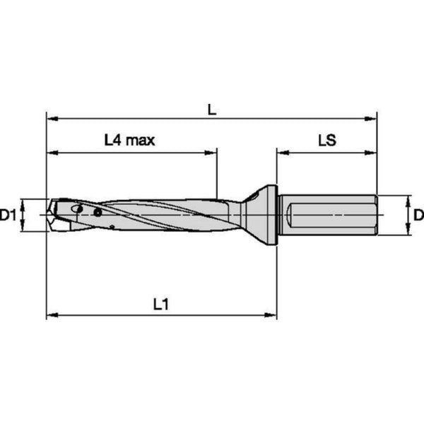 Modular Drill, 140.00mm Drill Depth