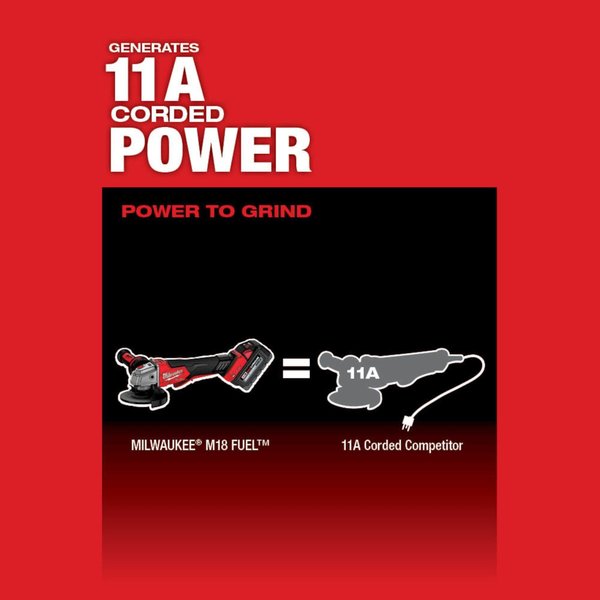 M18 FUEL 4-1/2 in. / 5 in. Braking Grinder with ONE-KEY with No-Lock Paddle Switch (Tool Only)
