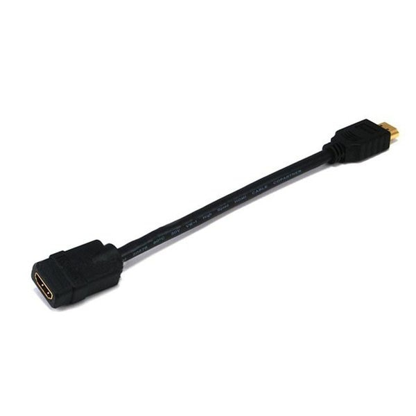 HDMI Port Saver, Black, 8 in, 28AWG
