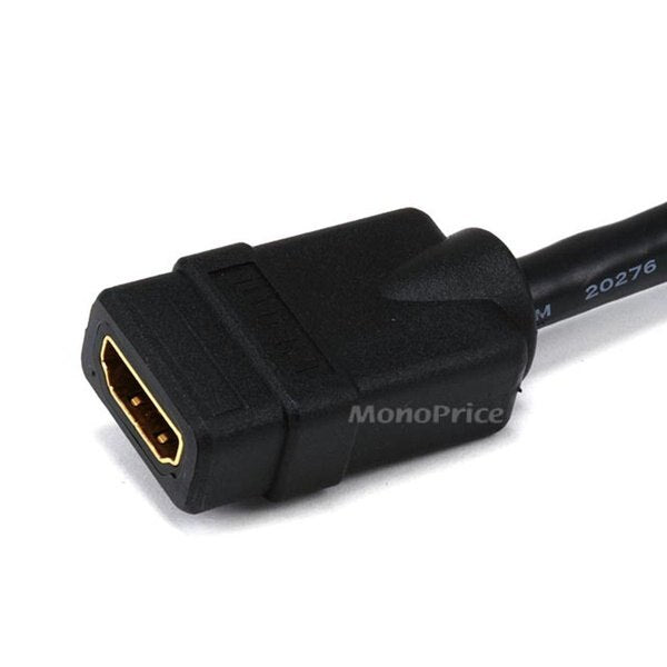 HDMI Port Saver, Black, 8 in, 28AWG