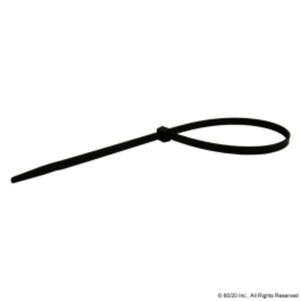 Uv Wire Ties, Black, 8