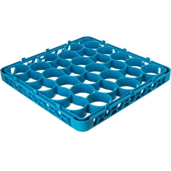 Shrt Glass Rack Ext, 30 Comp, Blu, PK6