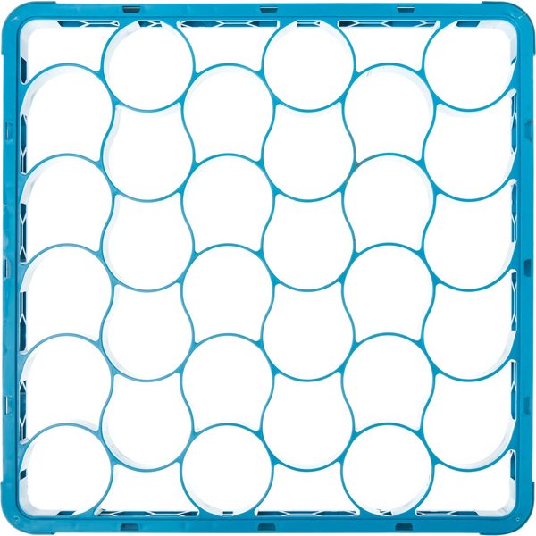 Shrt Glass Rack Ext, 30 Comp, Blu, PK6