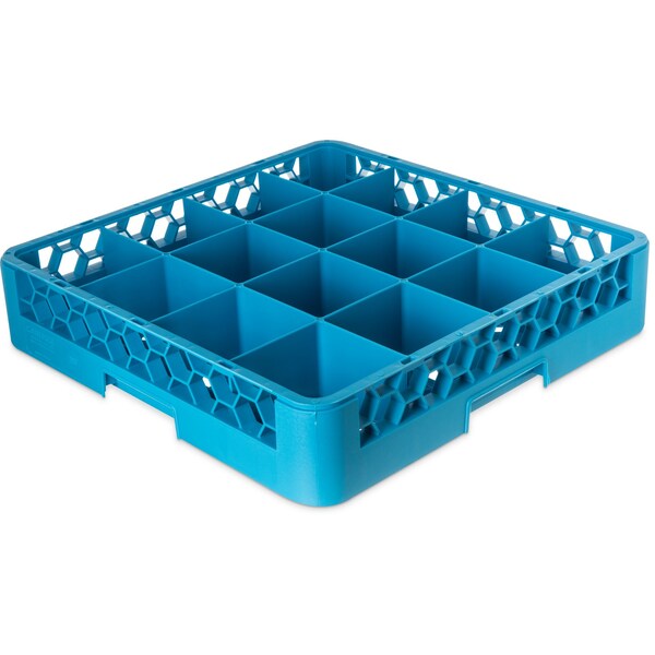 Tilted Cup Rack 16 Comp, Blu, PK6