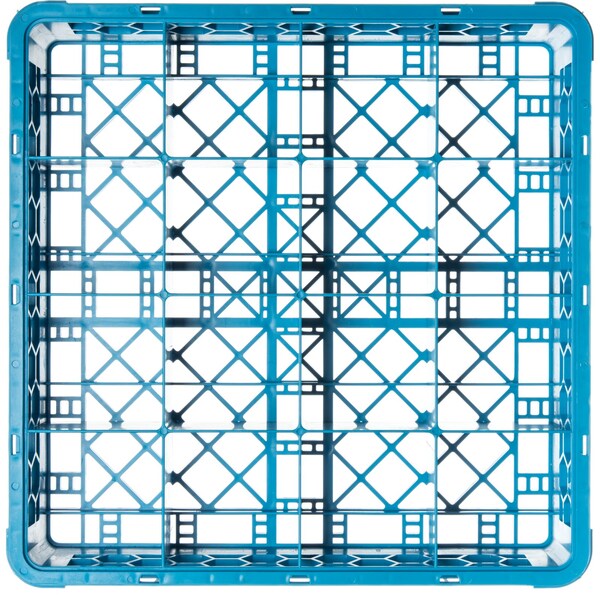 Tilted Cup Rack 16 Comp, Blu, PK6