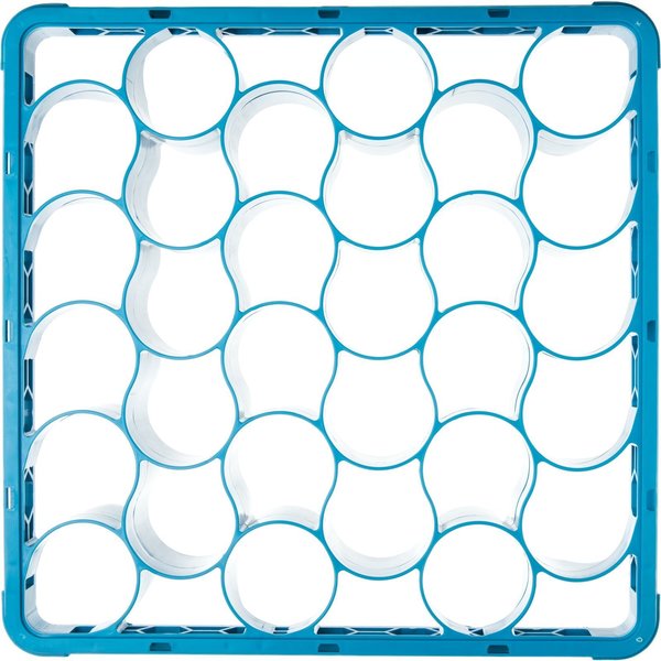 Long Glass Rack Ext, 30 Comp, Blu, PK4