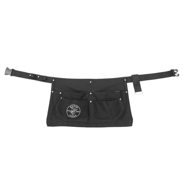 Black Canvas Tool Belt, M/L, 6 Pockets
