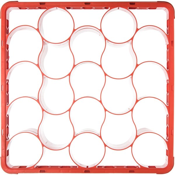 Long Glass Rack Ext, 20 Comp, Org, PK4