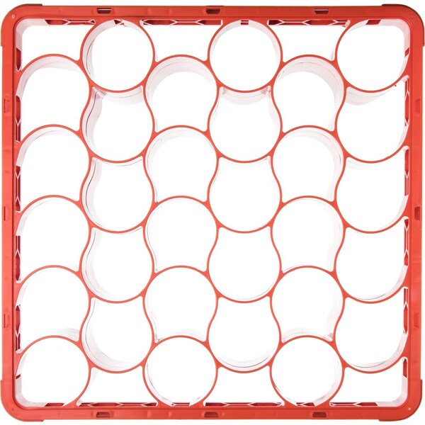 Long Glass Rack Ext, 30 Comp, Org, PK4
