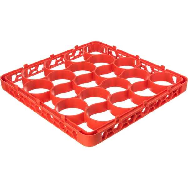Shrt Glass Rack Ext, 20 Comp, Org, PK6