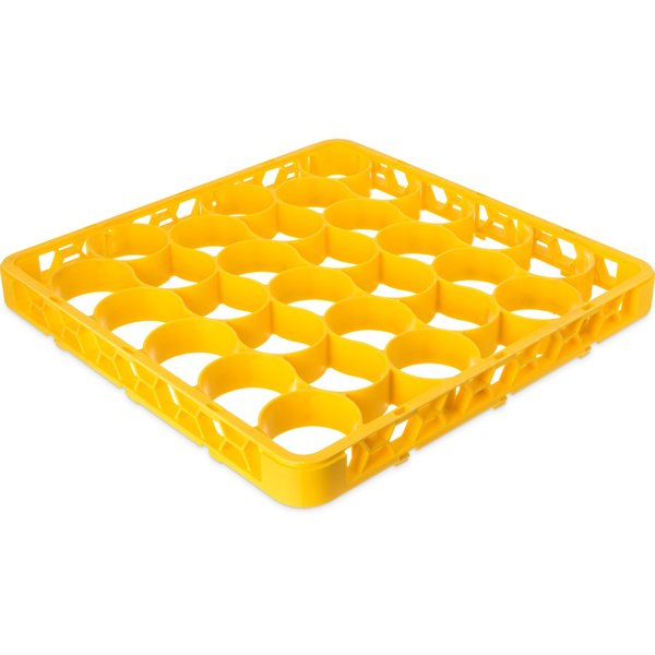 Shrt Glass Rack Ext, 30 Comp, Ylw, PK6