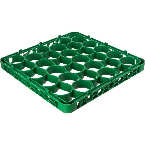 Shrt Glass Rack Ext, 30 Comp, Grn, PK6