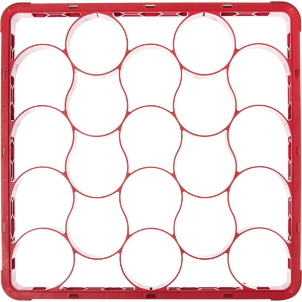 Shrt Glass Rack Ext, 20 Comp, Rd, PK6
