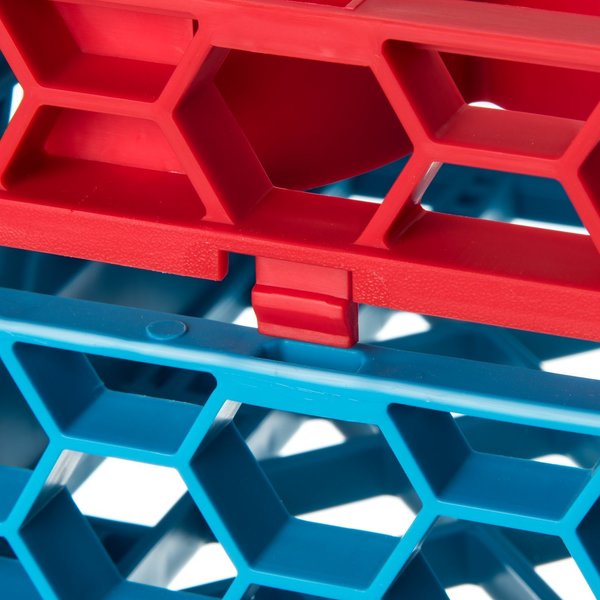 Shrt Glass Rack Ext, 20 Comp, Rd, PK6