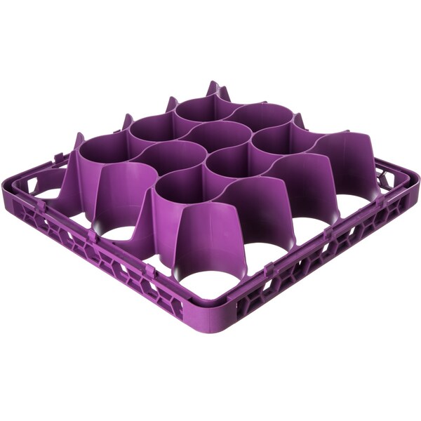 Long Glass Rack Ext, 20 Comp, Lavender, PK4