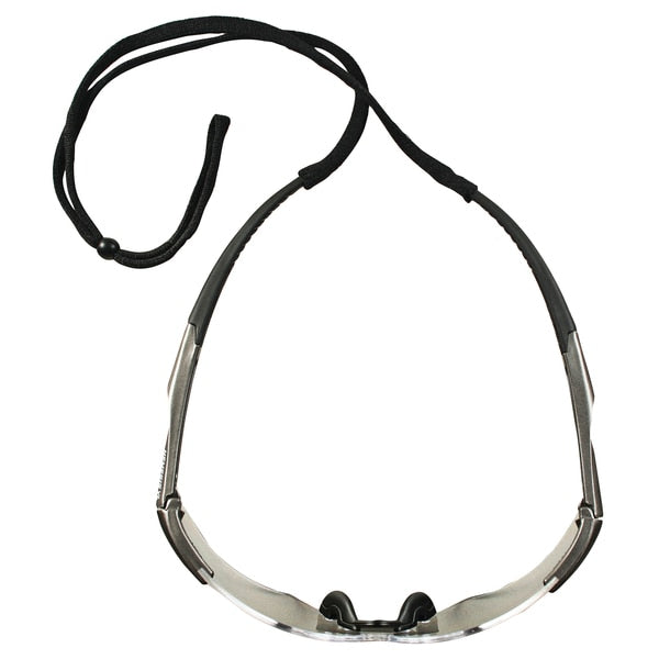 Safety Glasses, Wraparound Clear Polycarbonate Lens, Anti-Fog, Scratch-Resistant