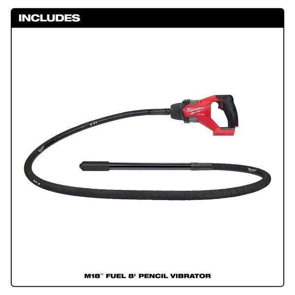 M18 FUEL 8 ft. Concrete Pencil Vibrator (Tool Only)