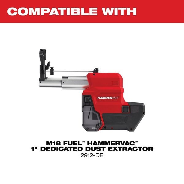 M18 FUEL Rotary Hammer, Cordless, 1 in, 18V, Pistol-Grip, Tool-Only