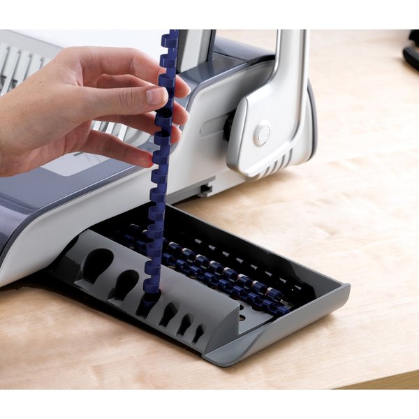 Binding Machine, Comb, Metallic Gray