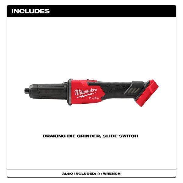 M18 FUEL Braking Die Grinder with Lock-On Slide Switch (Tool Only)