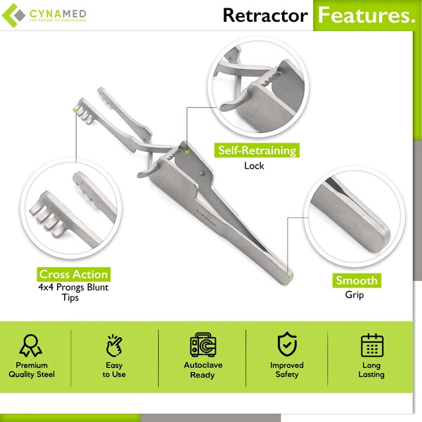 Heiss Retractors Blunt 4