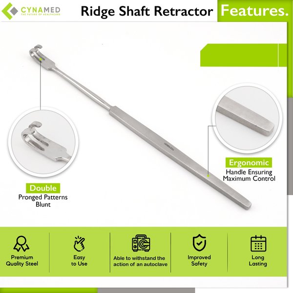 Ridge Shaft Retractor, 6.5