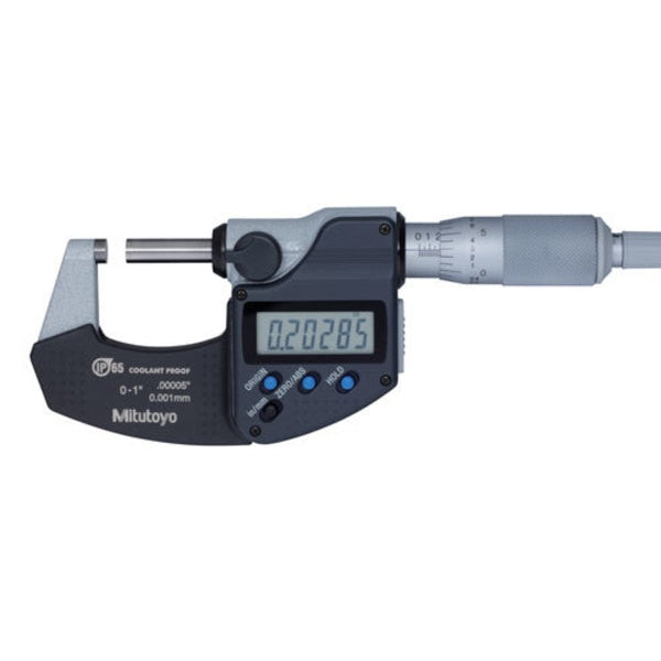 Thimble Micrometer, Ratchet, Spc 75mm