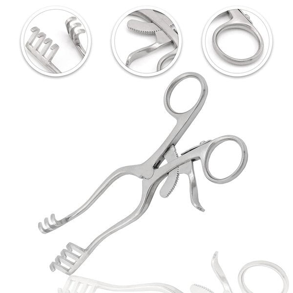 Premium Weitlaner Retractors, Blunt 6.5